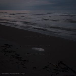 Decorative photo frame (Wall Art) Melancholic sunset over the sea 19